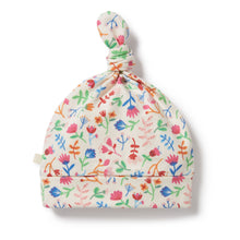 Load image into Gallery viewer, wilson + frenchy Tropical Garden Organic Knot Hat