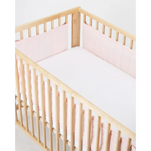Load image into Gallery viewer, Airwrap 4 Sides Cot Bumper - Muslin | Boho Pink