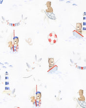 Load image into Gallery viewer, Bébé Axel Print Organic SS Zip Romper