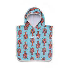 Load image into Gallery viewer, CRYWOLF Baby Hooded Towel | Little Lobsters