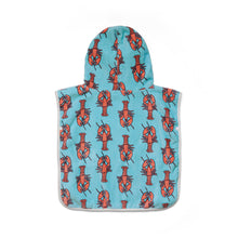 Load image into Gallery viewer, CRYWOLF Baby Hooded Towel | Little Lobsters