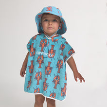 Load image into Gallery viewer, CRYWOLF Baby Hooded Towel | Little Lobsters