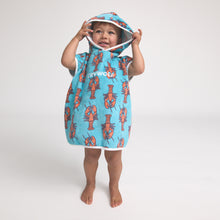 Load image into Gallery viewer, CRYWOLF Baby Hooded Towel | Little Lobsters