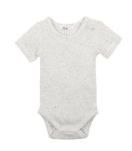 Load image into Gallery viewer, Bébé Blue Speckle Rib Bodysuit