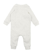 Load image into Gallery viewer, Bébé Blue Speckle Rib LS Romper