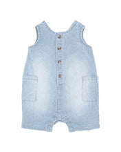 Load image into Gallery viewer, Bébé Clayton Stripe Denim Romper