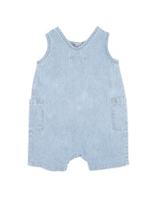 Load image into Gallery viewer, Bébé Clayton Stripe Denim Romper