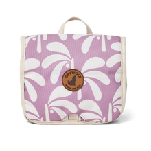 Load image into Gallery viewer, CRYWOLF Travel Cosmetic Bag - Lilac Palms *ON SALE NOW ~ BUY 2 GET 75% OFF 3RD BAG*