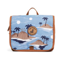 Load image into Gallery viewer, CRYWOLF Travel Cosmetic Bag - Blue Lost Island