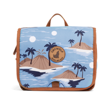 Load image into Gallery viewer, CRYWOLF Travel Cosmetic Bag - Blue Lost Island *ON SALE NOW ~ BUY 2 GET 75% OFF 3RD BAG*