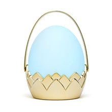 Load image into Gallery viewer, Little Belle - Dragon Egg Carry Lantern | White & Gold