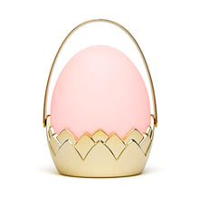 Load image into Gallery viewer, Little Belle - Dragon Egg Carry Lantern | White & Gold