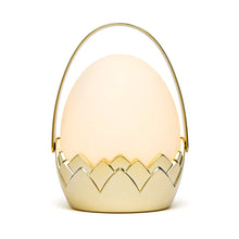 Load image into Gallery viewer, Little Belle - Dragon Egg Carry Lantern | White & Gold