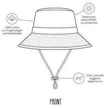 Load image into Gallery viewer, Acorn Wide Brim Sun Hat | Aussie Bush Friends