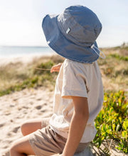 Load image into Gallery viewer, Acorn Frayed Bucket Hat | Sky Blue