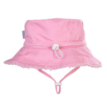 Load image into Gallery viewer, Acorn Frayed Bucket Hat | Strawberry
