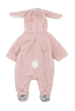 Load image into Gallery viewer, fox &amp; finch Pink Faux Fur Bunny Onesie