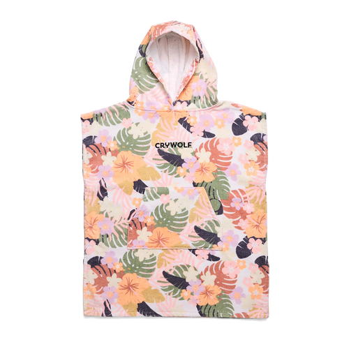 CRYWOLF Hooded Towel - Tropical Floral