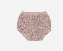 Load image into Gallery viewer, Quincy Mae Scalloped Cardi + Bloomer Set || Mauve