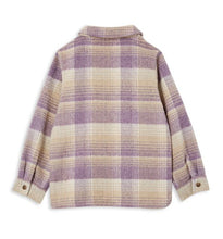 Load image into Gallery viewer, Milky Lilac Check Overshirt