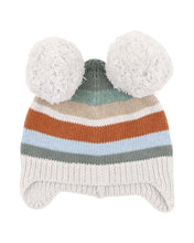 Load image into Gallery viewer, Bébé Mateo Stripe Pom Pom Beanie
