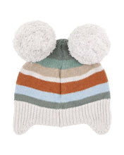 Load image into Gallery viewer, Bébé Mateo Stripe Pom Pom Beanie