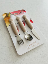Load image into Gallery viewer, Mini & Me Metal Cutlery Set