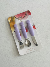 Load image into Gallery viewer, Mini & Me Metal Cutlery Set