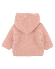 Load image into Gallery viewer, Bébé Knitted Hooded Cardigan