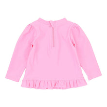 Load image into Gallery viewer, Bébé Pink Swim Rash Top