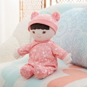 GUND Recycled Baby Doll: Poppy 'Hibiscus'