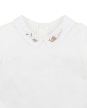 Load image into Gallery viewer, Bébé Roman Emb. Collared Bodysuit