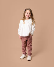 Load image into Gallery viewer, Bébé Rose Cord Paperbag Pants