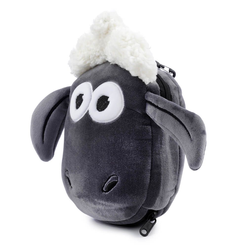 Relaxeazzz Shaun 2-in-1 Plush Travel Pillow with Eye Mask Relaxeazzz Shaun 2-in-1 Plush Travel Pillow with Eye Mask