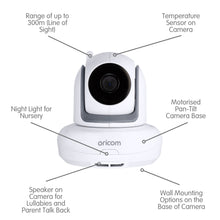 Load image into Gallery viewer, Oricom SC875 5″ Touchscreen Video Baby Monitor (SC875)