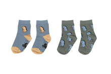 Load image into Gallery viewer, Huxbaby T-Rex 2pk Socks