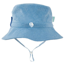 Load image into Gallery viewer, Acorn Terry Towelling Bucket Hat | Mid Blue