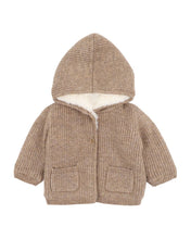 Load image into Gallery viewer, Bébé Knitted Hooded Jacket