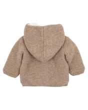 Load image into Gallery viewer, Bébé Knitted Hooded Jacket