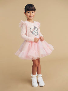 Huxbaby Loveheart Unicorn Ballet Dress