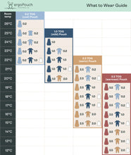 Load image into Gallery viewer, ergoPouch Jersey Sleeping Bag Long Sleeve 3.5 TOG - Assorted Colours