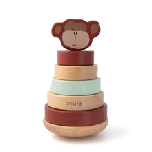 Load image into Gallery viewer, Trixie Wooden Stacking Toy