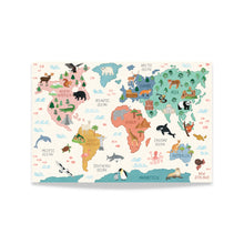 Load image into Gallery viewer, Mindful &amp; Co Kids - World Map Print