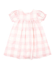 Load image into Gallery viewer, Bébé Lara Cutwork Check Dress