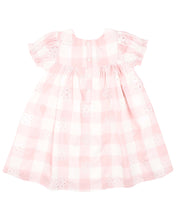 Load image into Gallery viewer, Bébé Lara Cutwork Check Dress