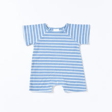 Load image into Gallery viewer, Walnut Ziggy Onesie | Blue Stripe