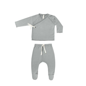 Quincy Mae wrap top + pant set || assorted