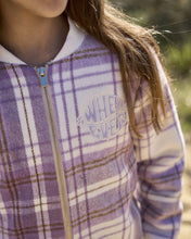 Load image into Gallery viewer, ALPHABET SOUP Kids Becky Check Bomber