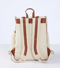Load image into Gallery viewer, OiOi Nappy Backpack - Natural Canvas