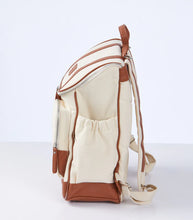 Load image into Gallery viewer, OiOi Nappy Backpack - Natural Canvas